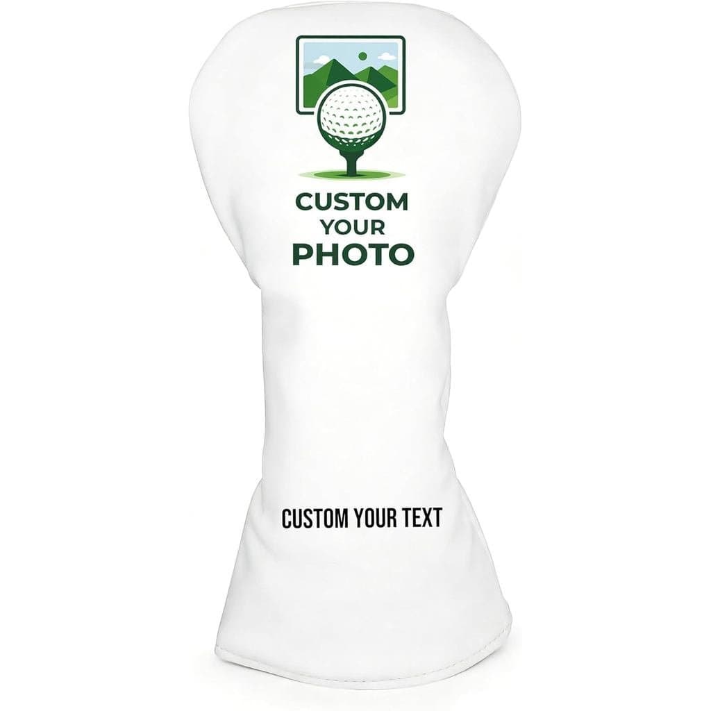 Capas Personalizadas para Cabeças de Taco de Golfe – Capas Personalizadas para Driver, Fairway e Híbrido, Nome/Texto Per