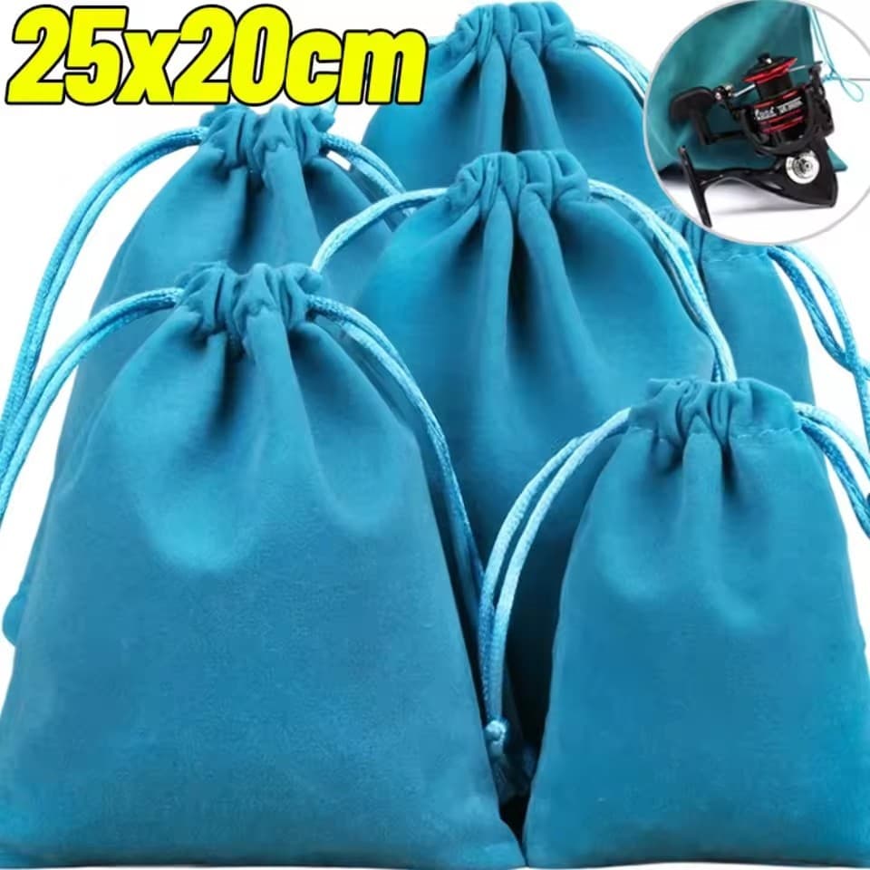 M/L Bolsa De Armazenamento De Equipamento De Pesca Com Cordão-Para Acampamento Ao Ar Livre-Acessório Peixes-Bolsas De Ma