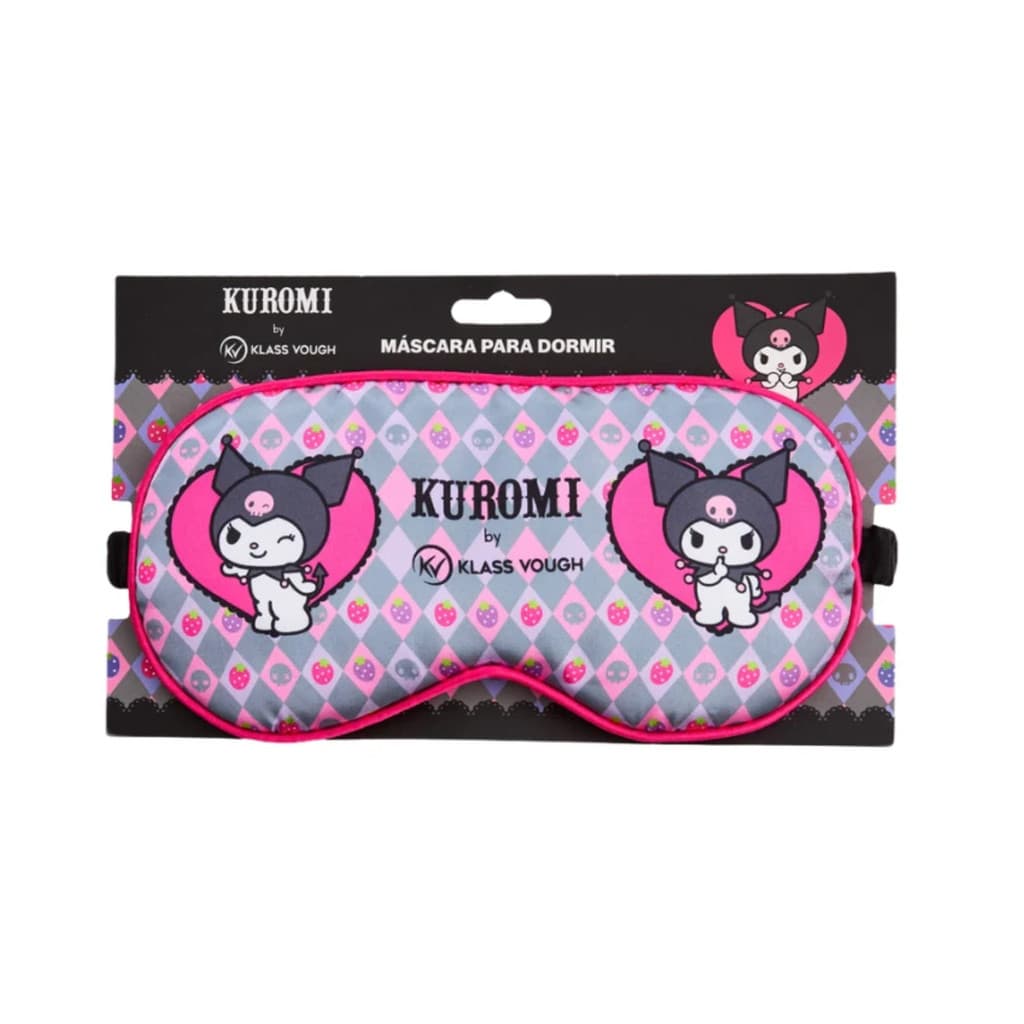 Máscara para Dormir Estampada Elástico Kuromi Klass Vough