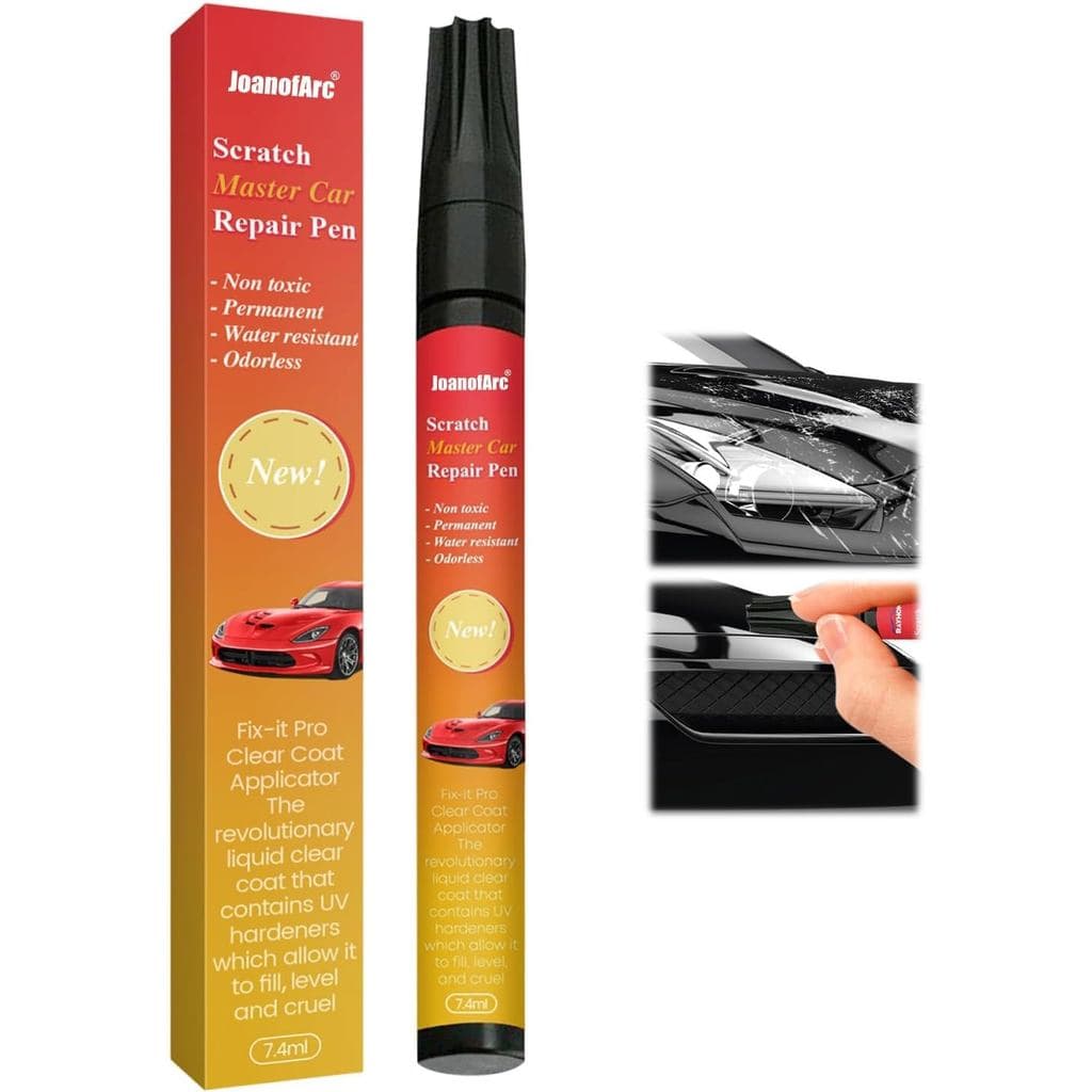 Kit de Reparação de Arranhões para Carros, Tinta Preta Carros, Caneta de Tinta Preta de Alto Brilho para Jantes 7.4