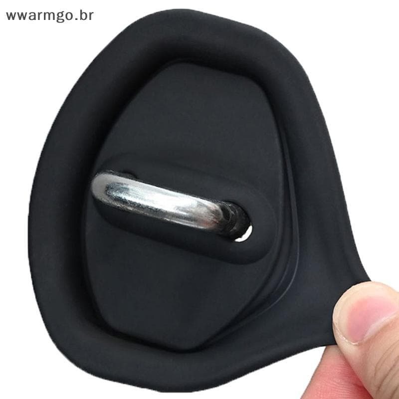 WWARM 4pcs Kit De Almofada De Amortecedor De Assento De Borracha Para Fechadura De Porta De Carro