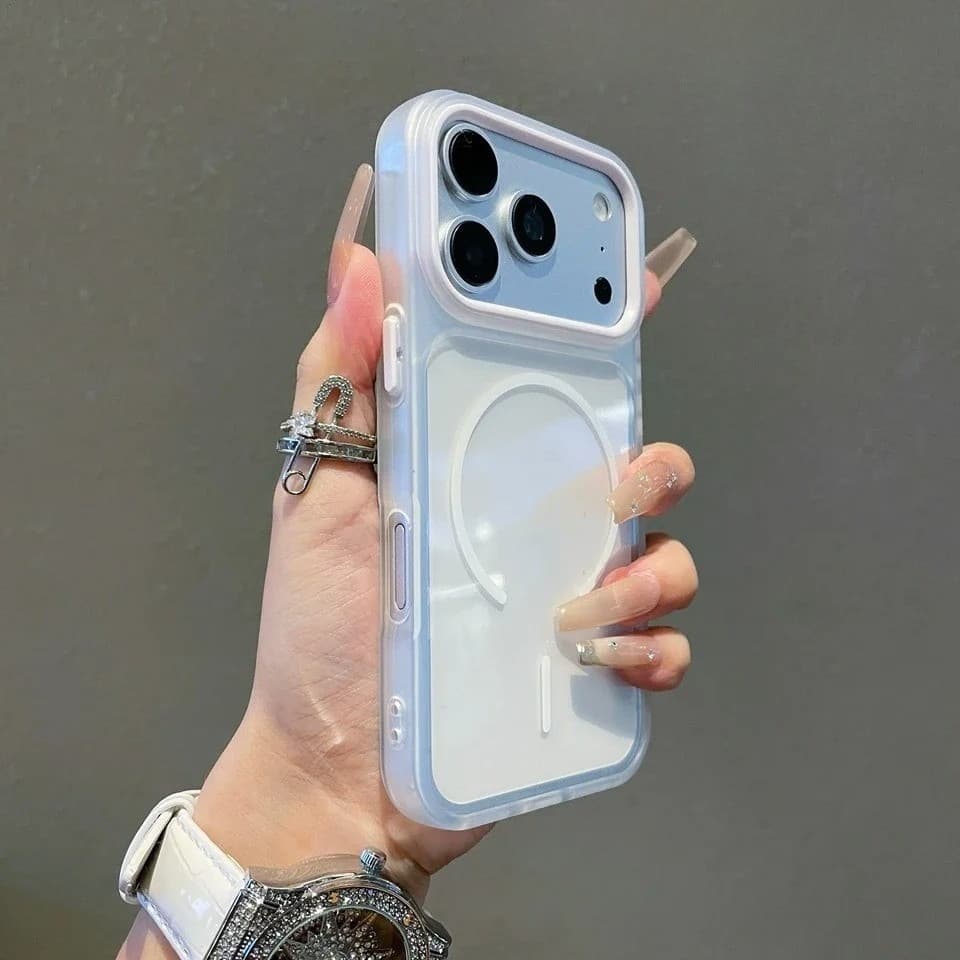 Novo Adequado Para iPhone 17 Caso De Telefone Transparente Gradiente ultra-Fino 16 Sensação De Pele 15PM Fosco 14 Geléia