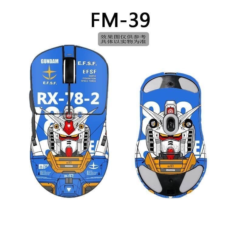 Novo produto adequado para o mouse VGN Dragonfly F1, película protetora de corpo inteiro, adesivo fosco anti-riscos F1PR