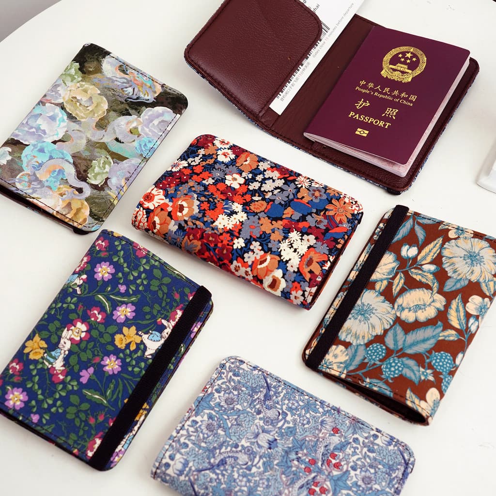 Porta-passaporte feito à mão com Design de liberdade britânica, multifuncional, portátil, bolsa para documentos, porta-c