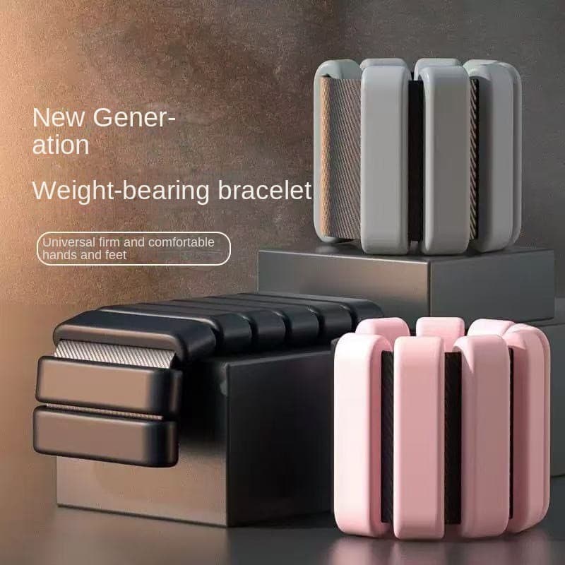 Pulseira de Silicone com Peso Ajustável para Pulso e Tornozelo, Faixa de Gravidade para Exercícios de Yoga e Yoga Bag OS