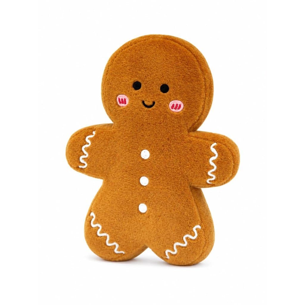 Brinquedo de Pelúcia Homem de Gengibre de Natal, Brinquedo de Pelúcia Simulado de Desenho Animado