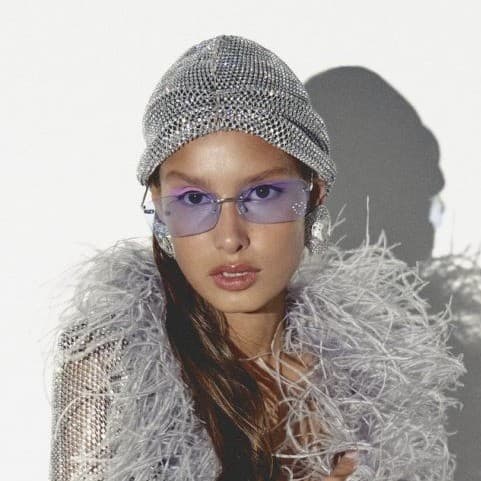 [Novo produto] Acessórios para chapéu de moda Chapéu elástico para festa com strass Chapéu com cúpula de Natal [Venda qu