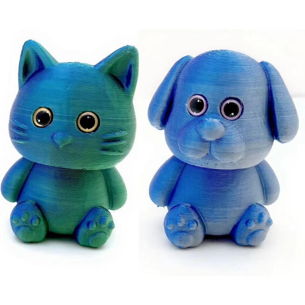 Figura De Gato Impressa Em 3D Fofa , Modelo De Cachorro , Animais Fidget Impressos , Brinquedo De Mesa Decorativo , Brin