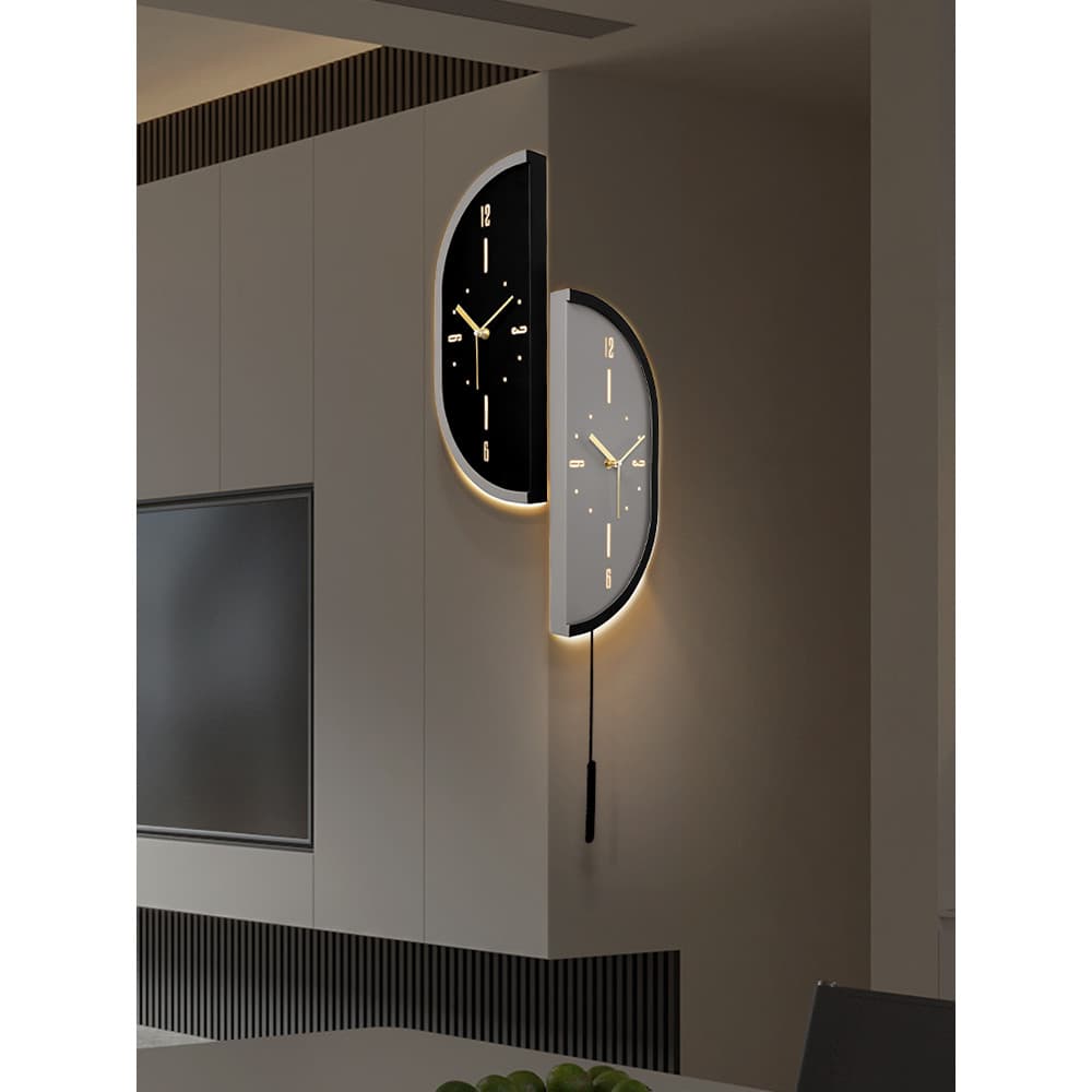 Coleção Asuka Relógio Moderno High-End Sense Corner Relógio de Parede Sala de Estar 2026 Novo Estilo Influenciador Canto