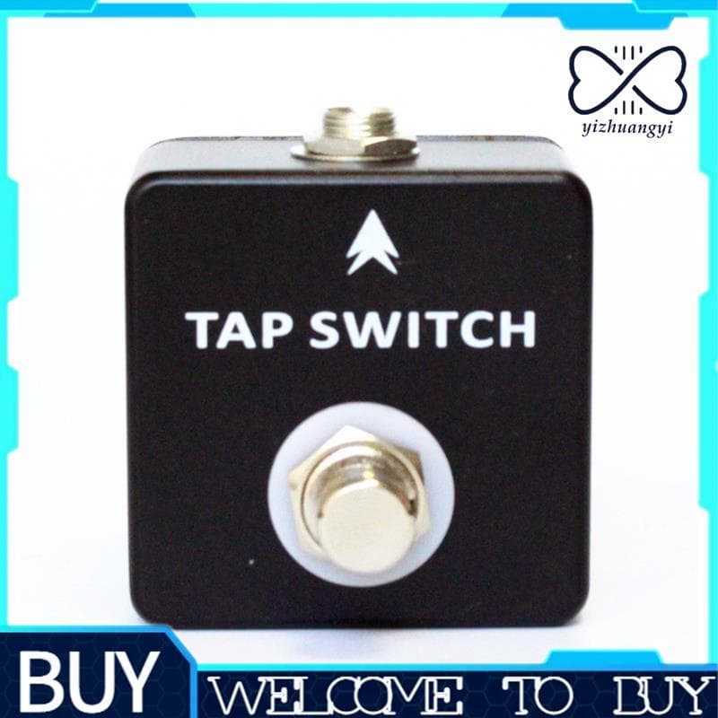Pedal De Efeito De Metal Completo Tap Tempo Switch 1/4 " Footswitch Guitarra Single Delay