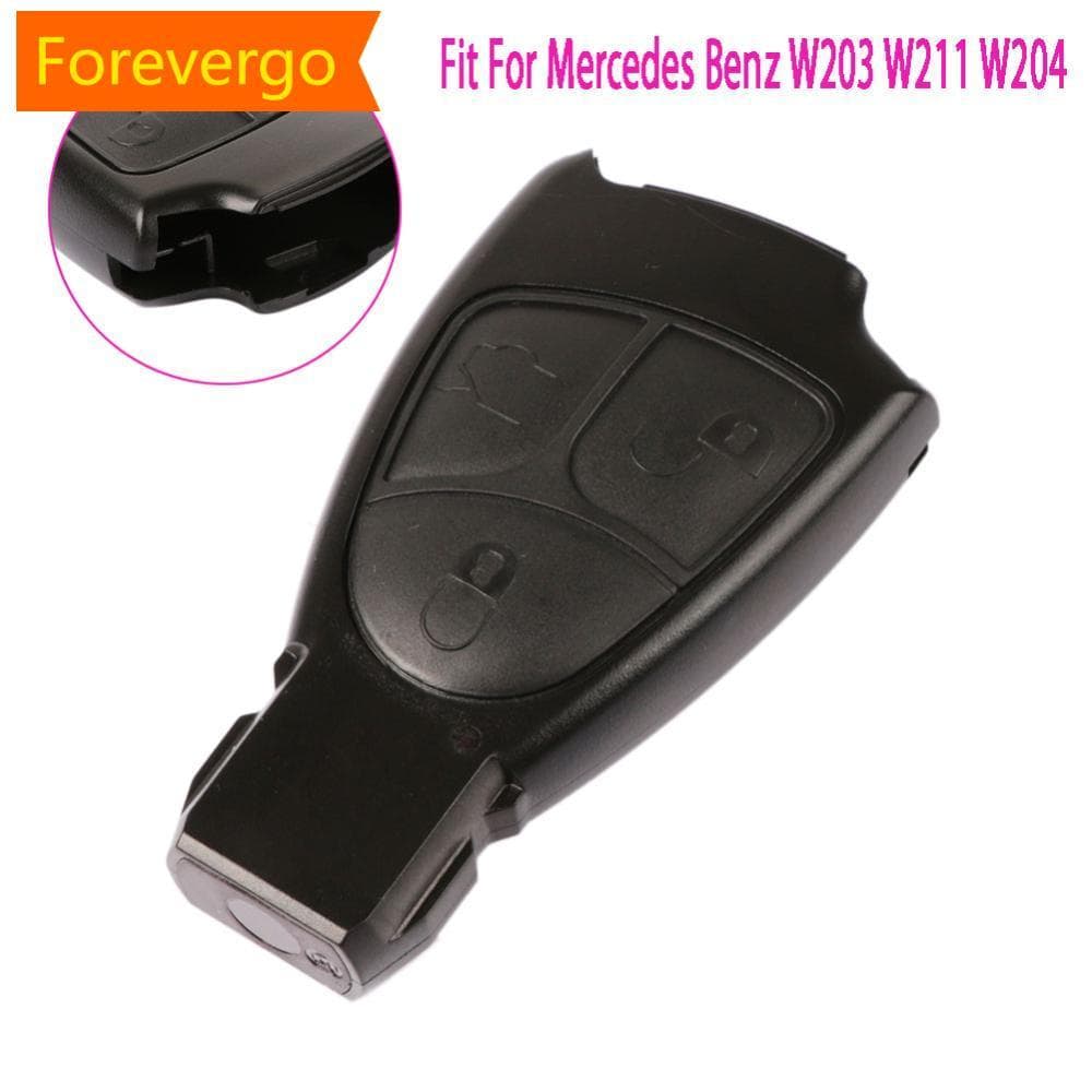 forevergo Carro 3 Botões De Controle Remoto Chave Substituição Caso Apto Para Mercedes Benz W203 W211 W204 Alarme Capa E