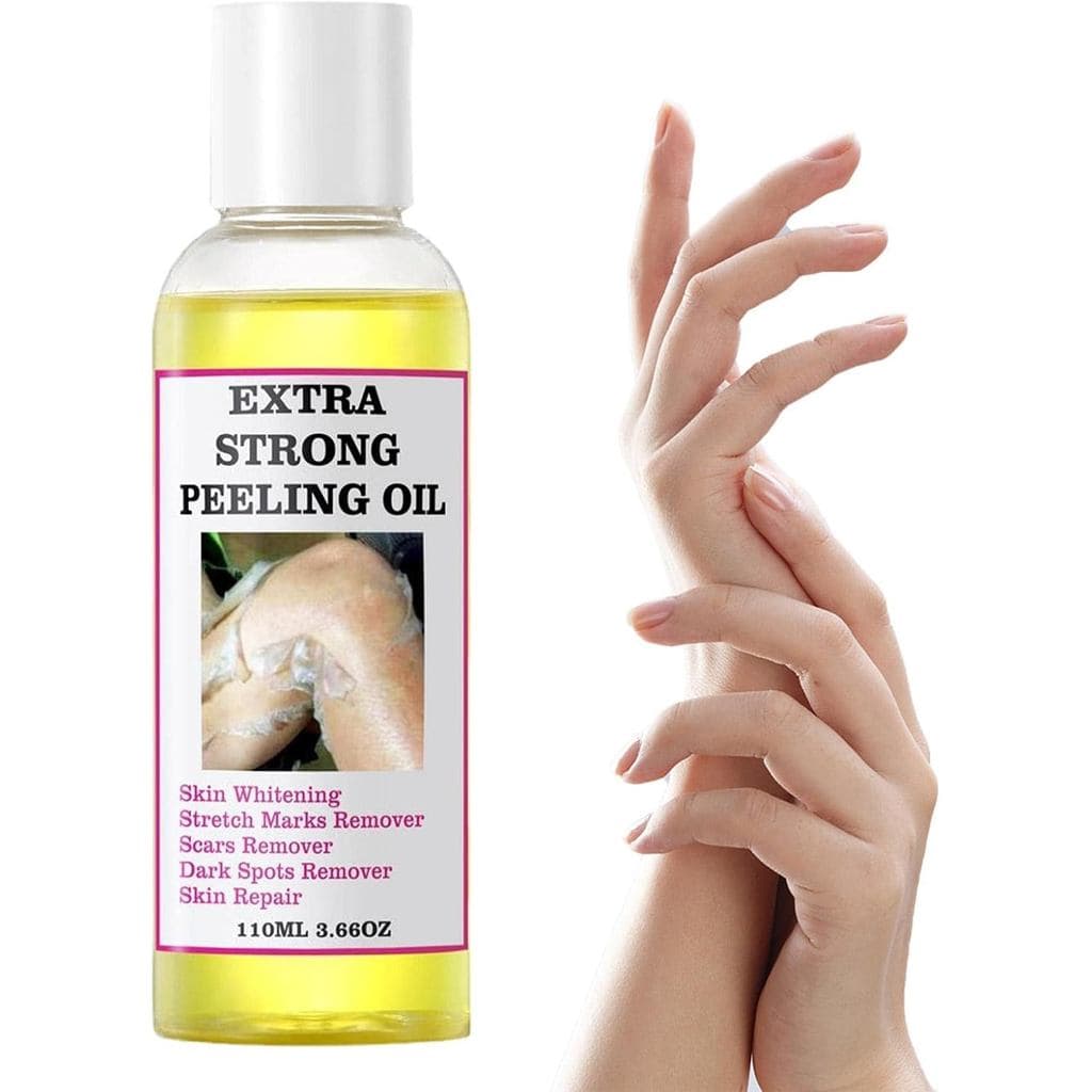 Óleo Esfoliante Extra Forte Amarelo - Esfoliante Corporal, Solução Corretora para Manchas Escuras, Tratamento Suave para