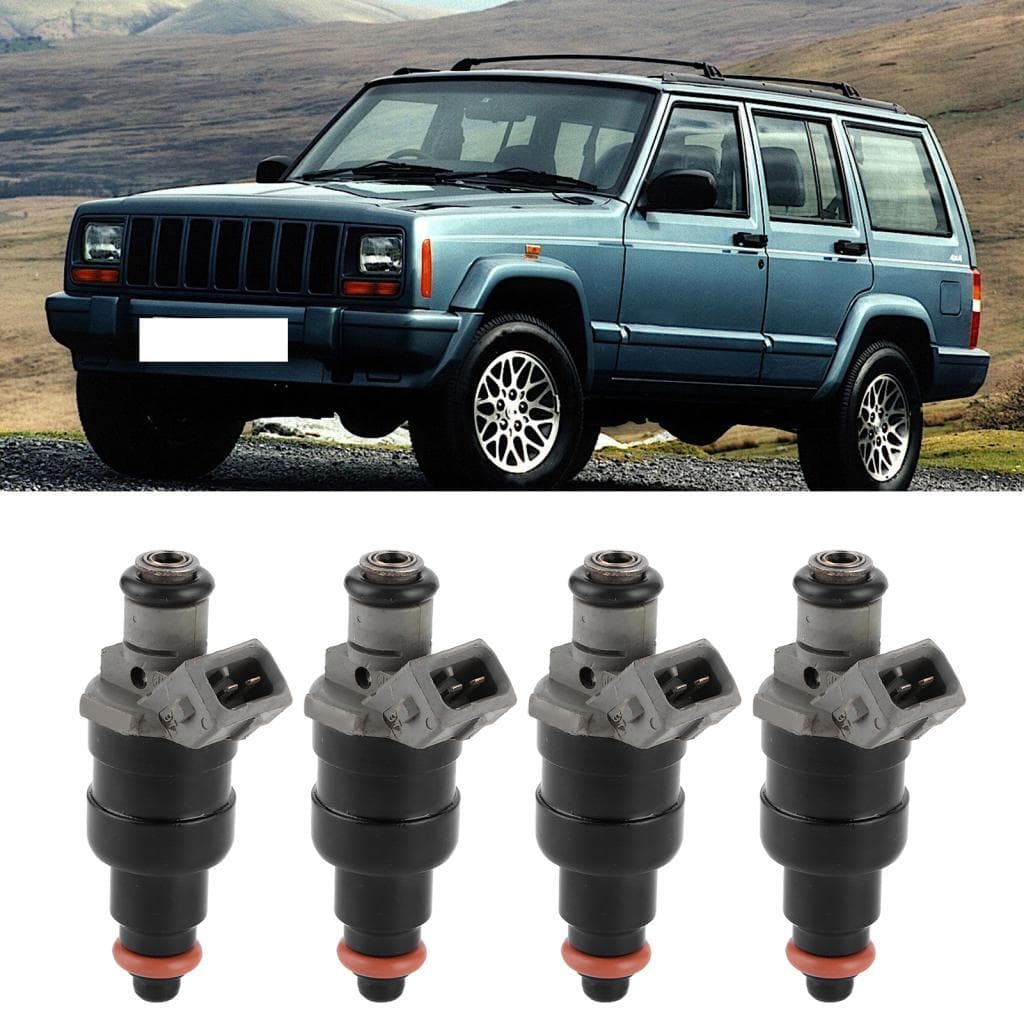 4 unidades de injetores de combustível 53030778 peças de motor de carro adequadas para Jeep Cherokee/Wrangler 2.5L I4