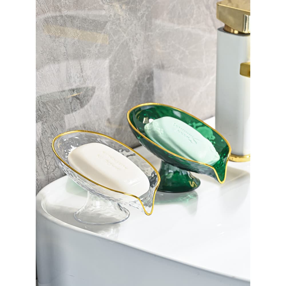 Caixa de sabão caixa de sabão dreno toalete rack de armazenamento luz estilo luxo saboneteira doméstico High-End sabonet