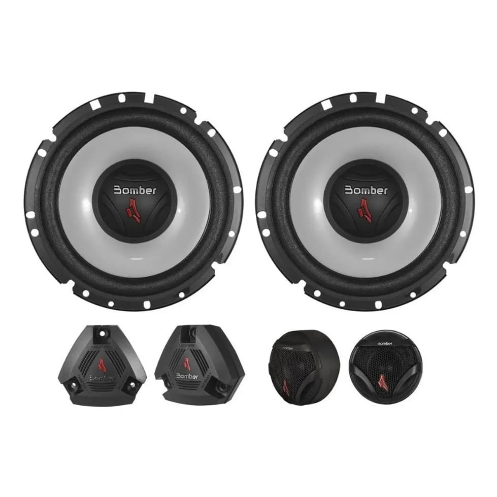 KIT DUAS VIAS BOMBER ALTO FALANTE 6 POLEGADAS 200 WATTS RMS