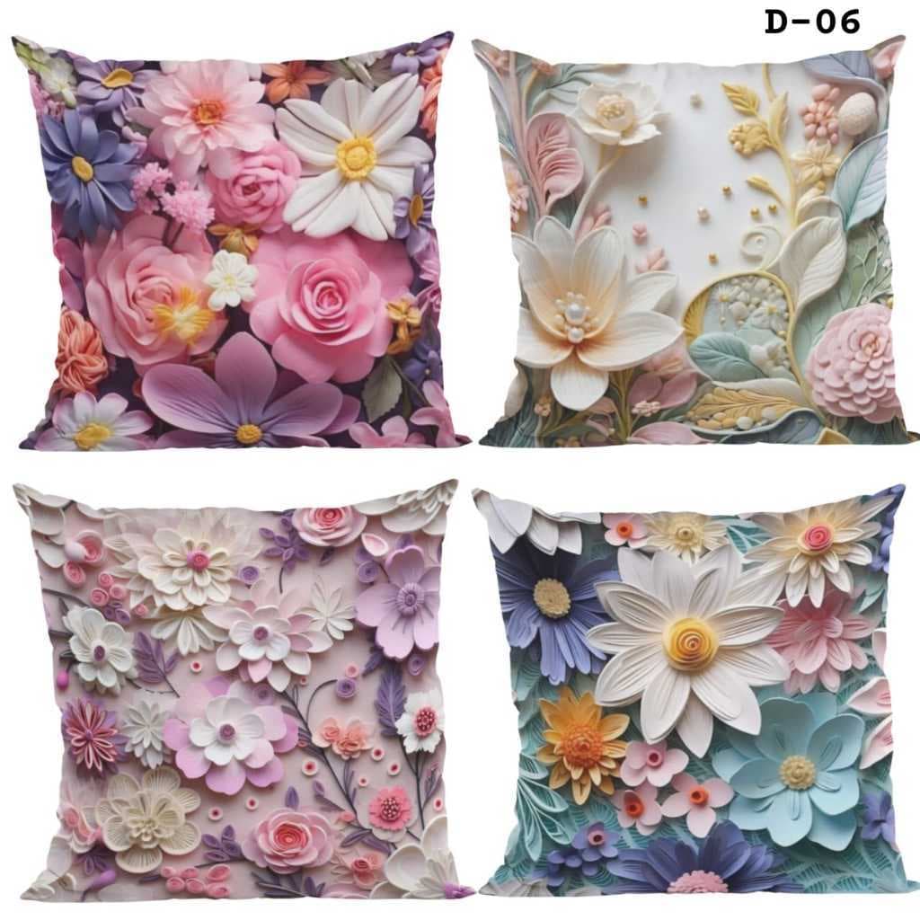 KIT COM 4 CAPAS DE ALMOFADAS DECORATIVAS 45x45 – MODERNAS E EXCLUSIVAS