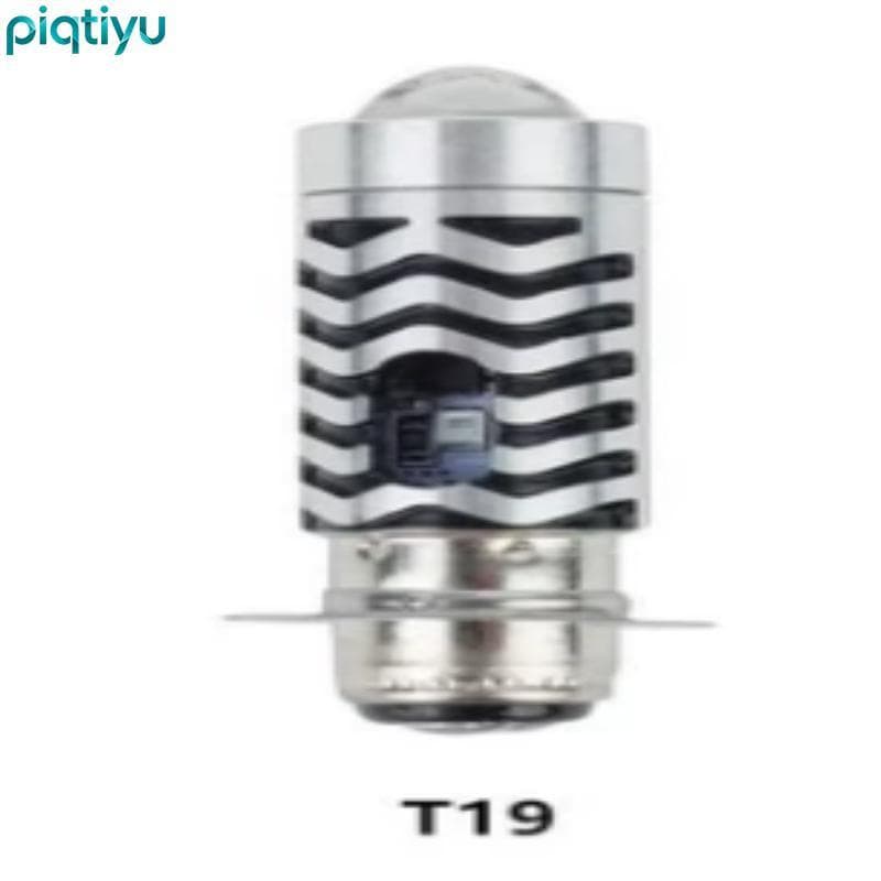 Lâmpada De Farol Assassino PIQTI MDL T19/H4 Luz led Para Motocicleta 12V Universal Com Parque Azul