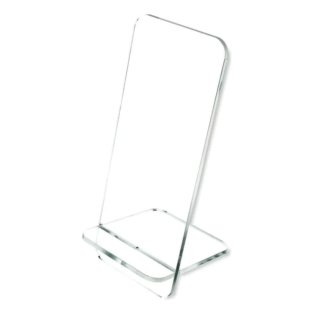 Suporte Para Celular Mesa Acrílico Escritório Lojas Prático