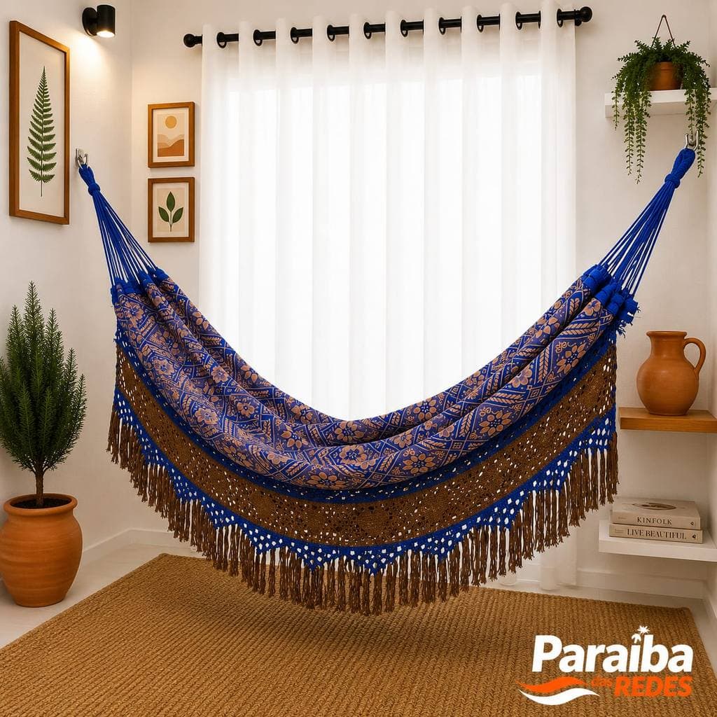 REDE DE DORMIR DESCANSO INDIANA CASAL GRANDE REFORÇADA