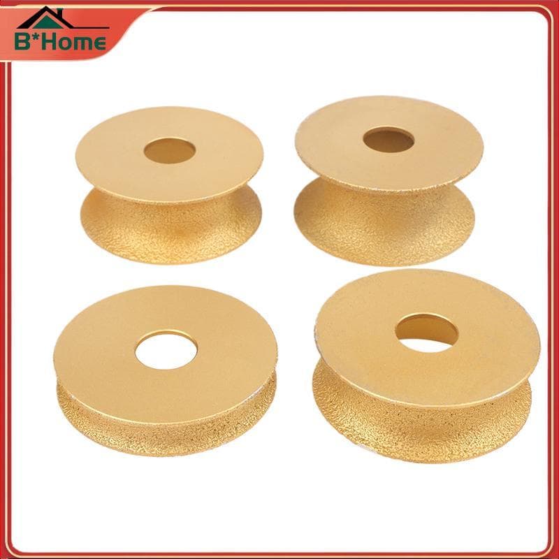 BHTH 75mm Rodas De Perfil De Diamante De Brasagem Para Rebarbadora De Mármore E Granito Discos De Afiação ~