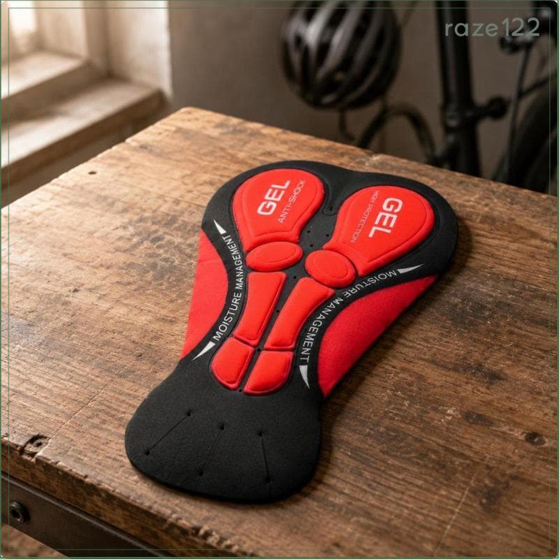 [Raze122] Almofada De Selim Para Bicicleta , Espuma De Memória Espessada , Gel Acolchoado , Capa De Assento , Acessório