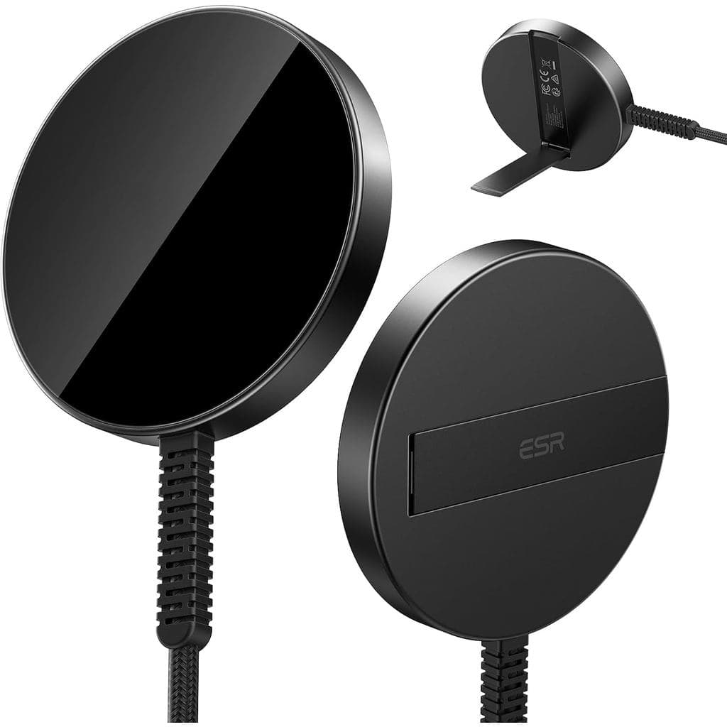 ESR HaloLock para Carregador Magsafe com Suporte, Carregador de 15W para iPhone, Carregador Sem Fio para iPhone 15-12, A