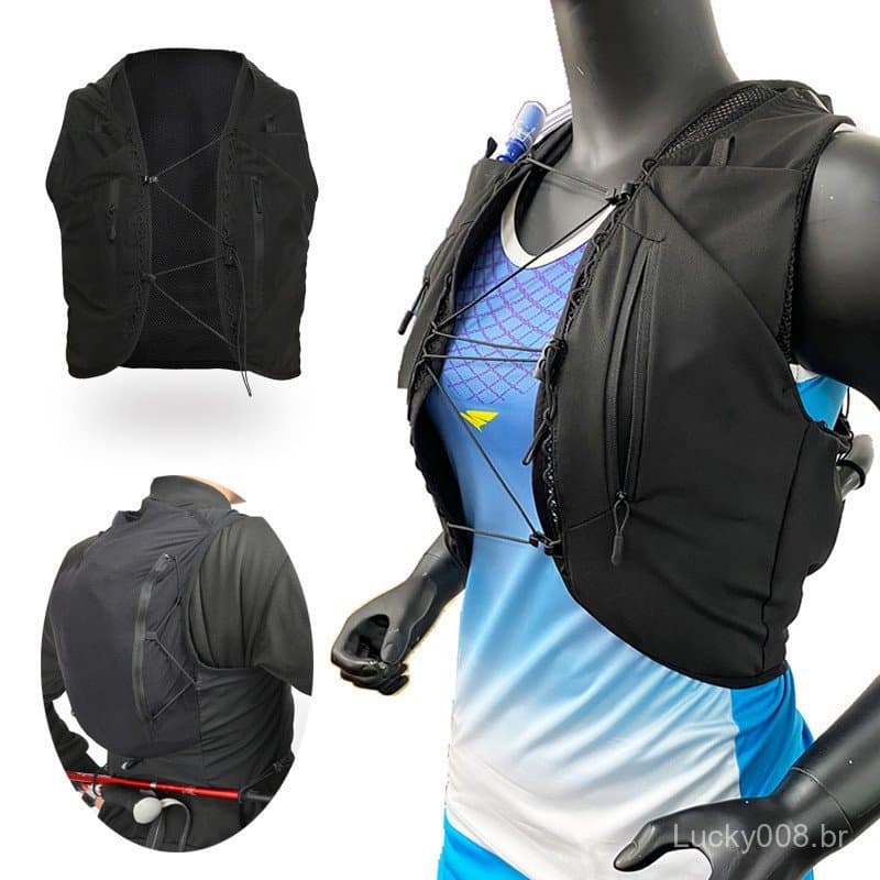 (S-2XL) Mochila De Corrida De Trilha 10L Bolsa De Colete De Hidratação Ultraleve Para Trekking Ao Ar Livre , Caminhadas