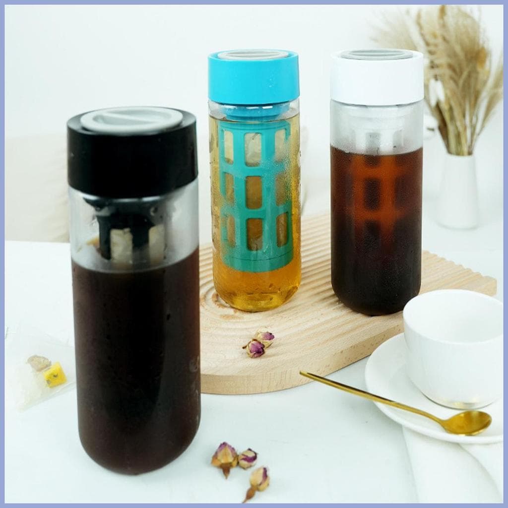 Máquina De Café De Fermentação Fria , Filtro De Malha , Grande Capacidade , Jarra Cafeteira Gelada Para Chá Quente , Gel