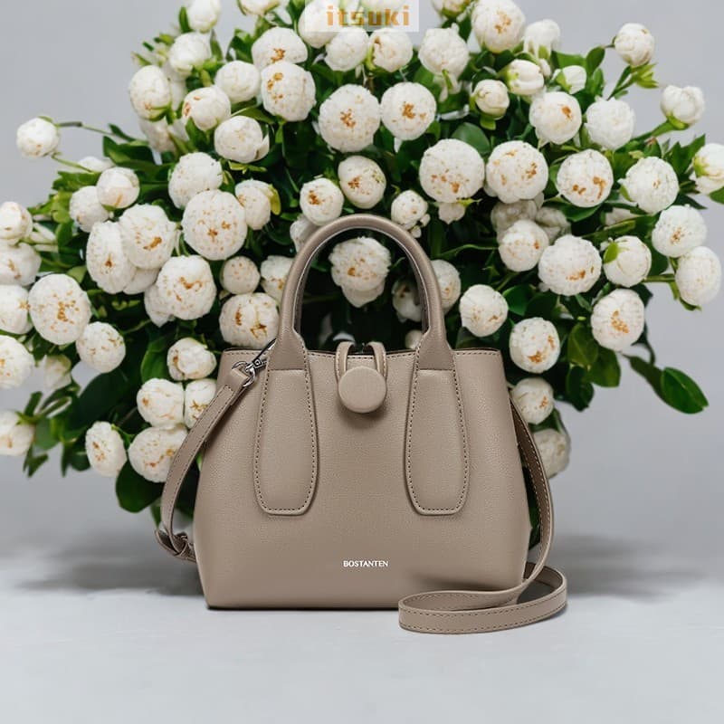 Bolsa De Ombro Feminina Com Cinto De Pedra De Design Simples-Moderna Multiuso