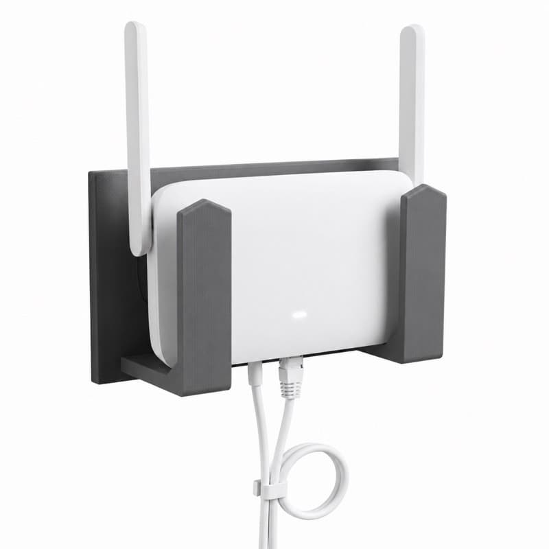 Suporte de Parede para Roteador Wi-Fi Internet