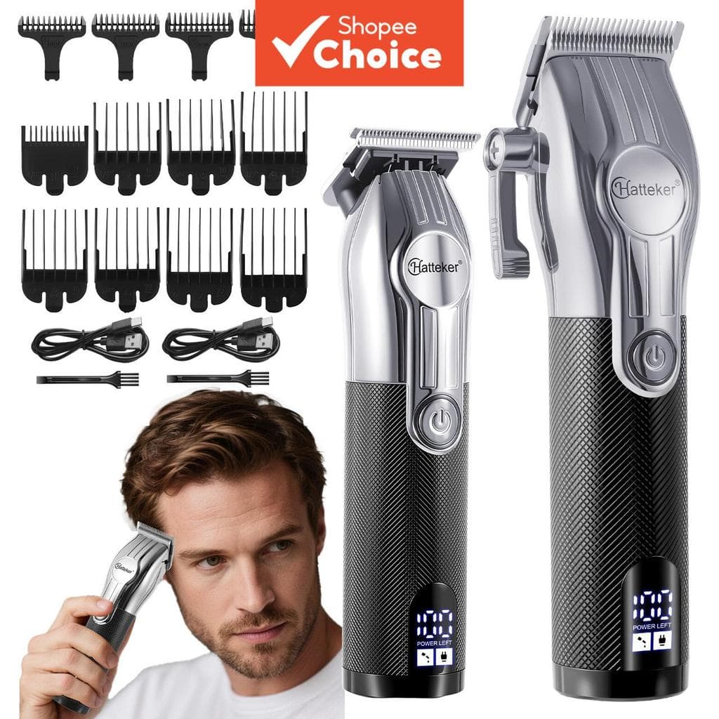Kit de Corte de Cabelo Versátil SOLIMPIA, Máquina de Barbear Elétrica e Aparador de Contorno, Máquina de Modelar Degraus