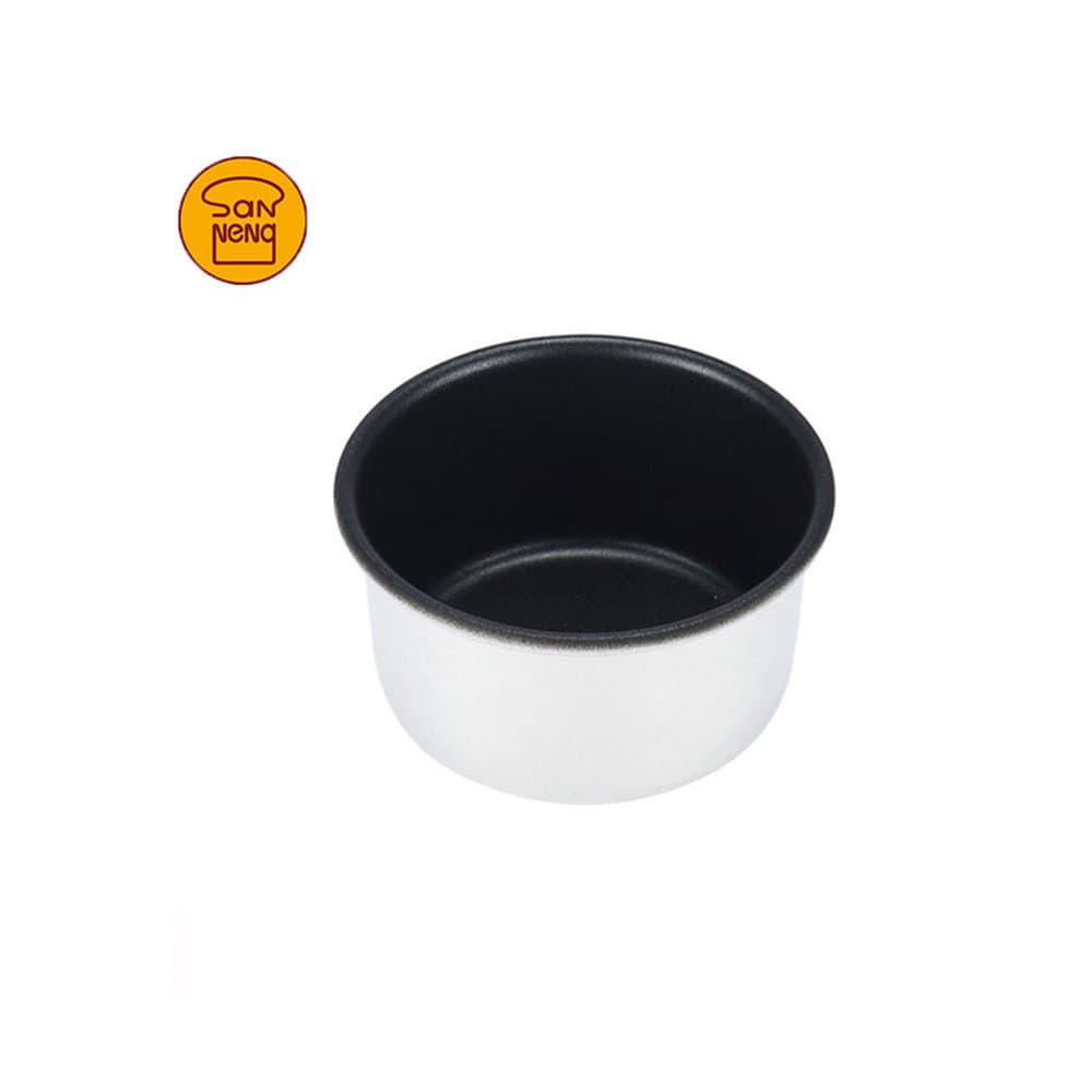 Sanneng 10/12/13/20cm molde de bolo Basque antiaderente molde de pão rasgo queijo SN5009