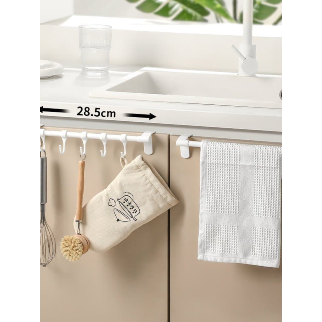 Armário laminado rack gancho guarda-roupa gancho perfuração-livre placa de armário gancho rack porta do armário de cozin