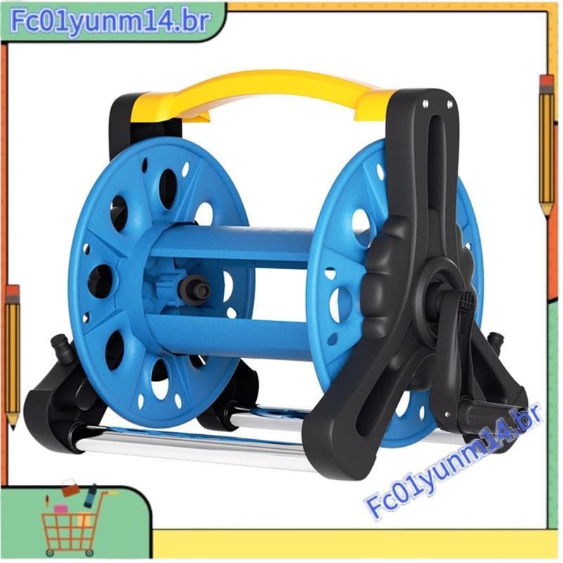 Rack De Armazenamento De Mangueira De Lavagem De Carro Portátil-Enrolador De Bobina Para Gerenciamento Eficiente , Ideal
