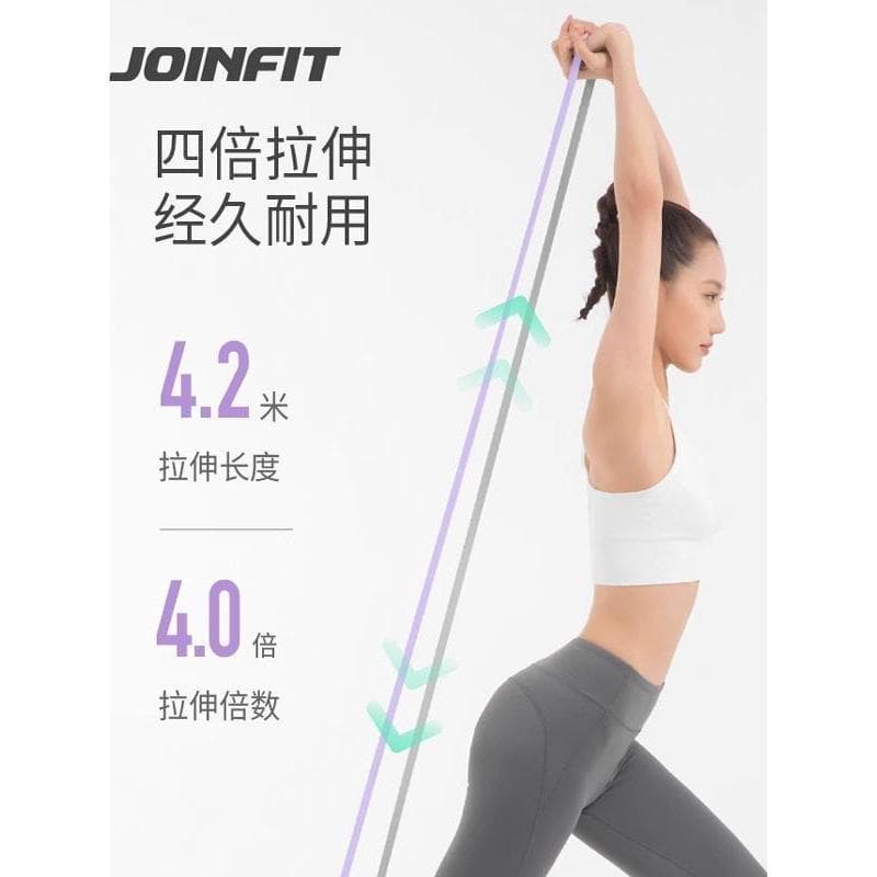 JOINFIT Corda de tensão de Fitness de duas cores Faixa de treinamento de resistência de ioga Corda elástica de látex dom