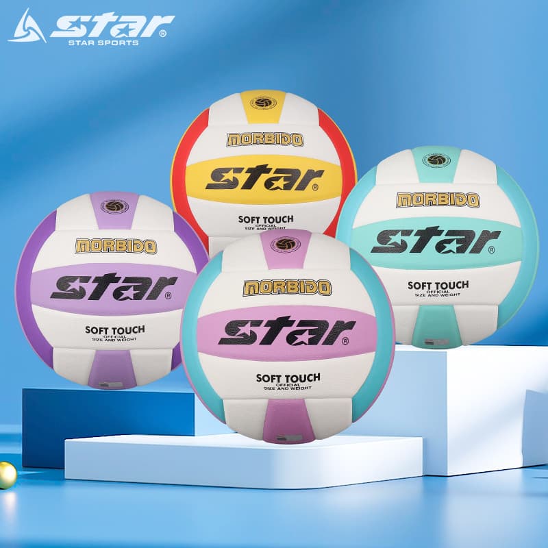Star Voleibol Adulto No. 5 bola de treinamento de competição de exame de estudante VB4125C Macaron Color