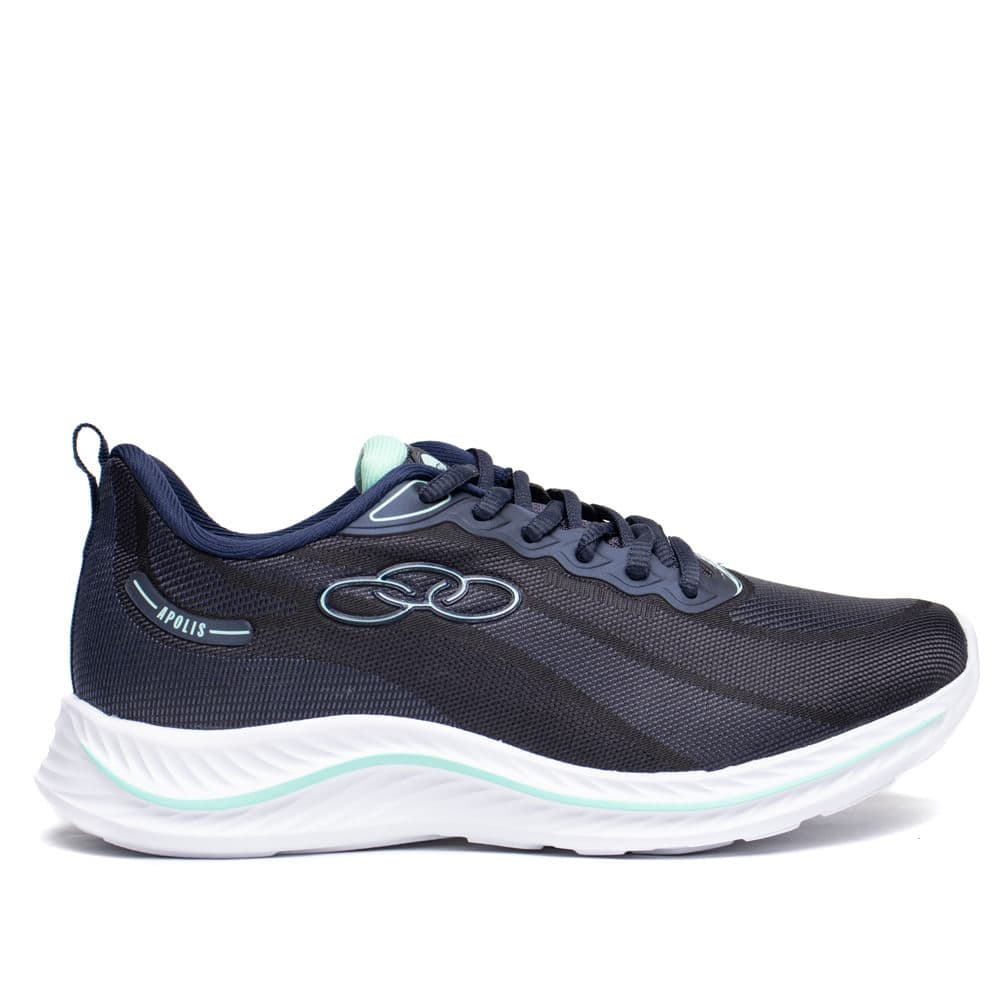 Tênis Feminino Olympikus Apolis 206 Evasense Marinho/Verde