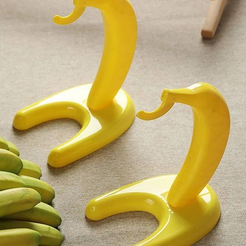 ZVT Bancada Banana Titular Cabide Suporte De Pé Gancho Pendurado Recipiente Ao Ar Livre Uva Desktop Armazenamento Frutas