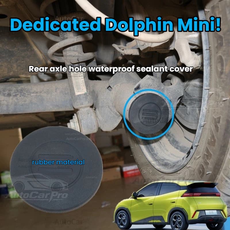 Para BYD Dolphin Mini, Capa Protetora Especial Anti-Silicone para Eixo Traseiro, Bloqueador de Poeira e Manchas de Água