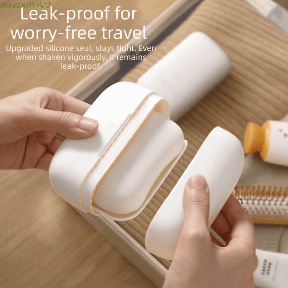 Caixa de Armazenamento de Sabonete MXBEAUTYUJ, Mini Estojo de Sabonete Selado para Viagem, Suporte Portátil com Camada D