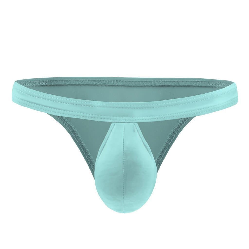 Roupa interior masculina translúcida seda gelo cintura baixa cuecas de garfo alto novo estilo