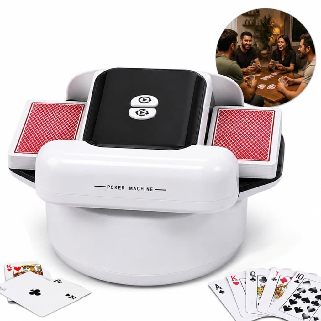 Embaralhador E Distribuidor De Cartas Jogos Automático