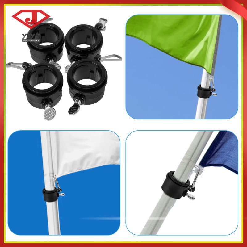 Bandeira De 4 Unidades Para Montagem De Plástico Preto Yujingyouzhang