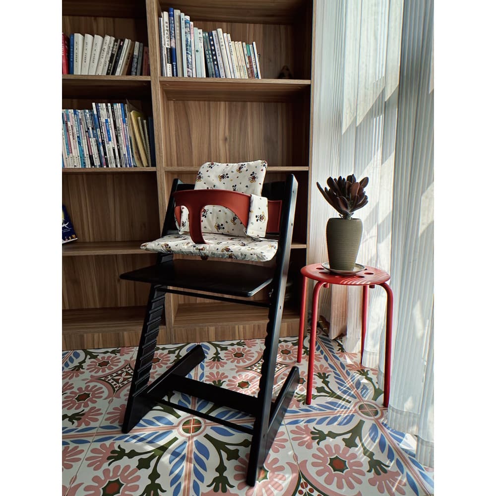 [Almofada de nova cor] adequada para almofada de cadeira de crescimento stokke Almofada de cadeira de jantar à prova d'á