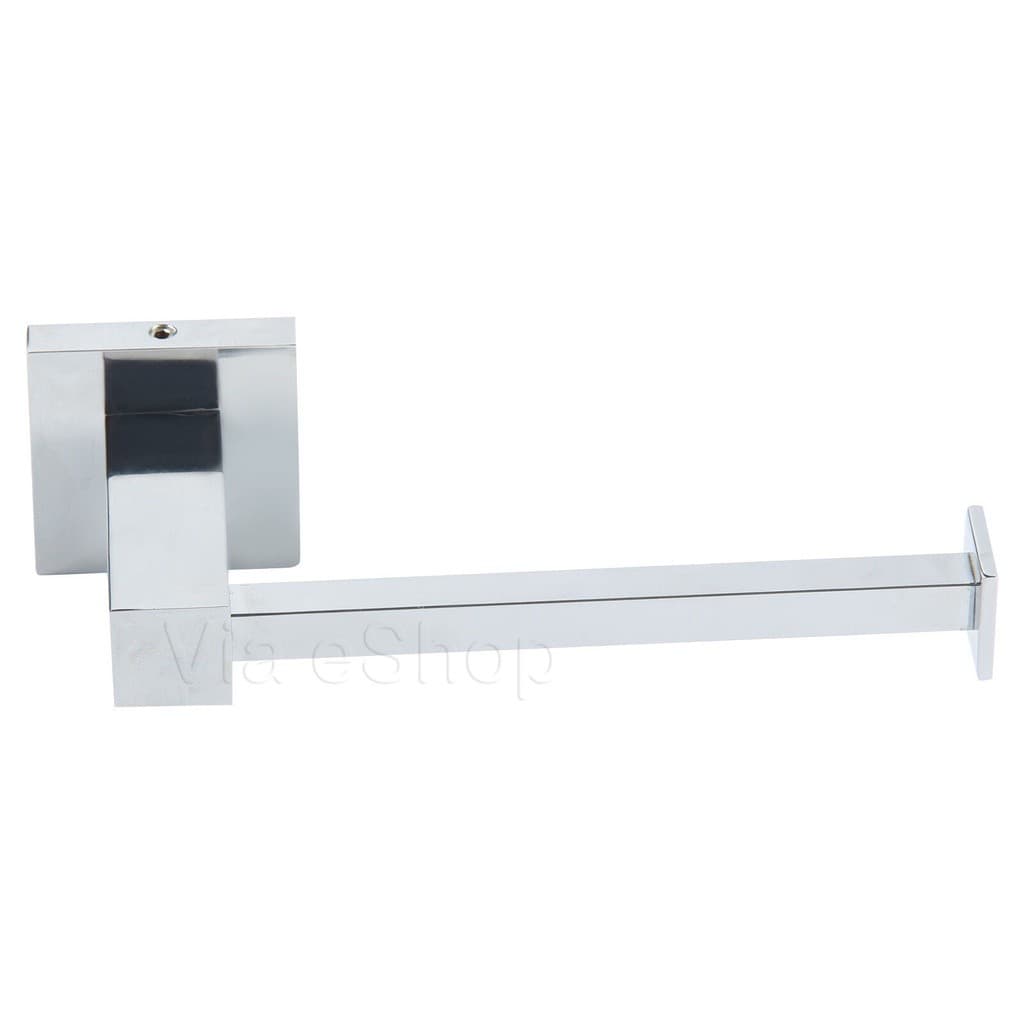 Porta Papel Higienico 100% Metal Berlim Papeleira Suporte Parede Banheiro Lavabo Papeleira Cromada