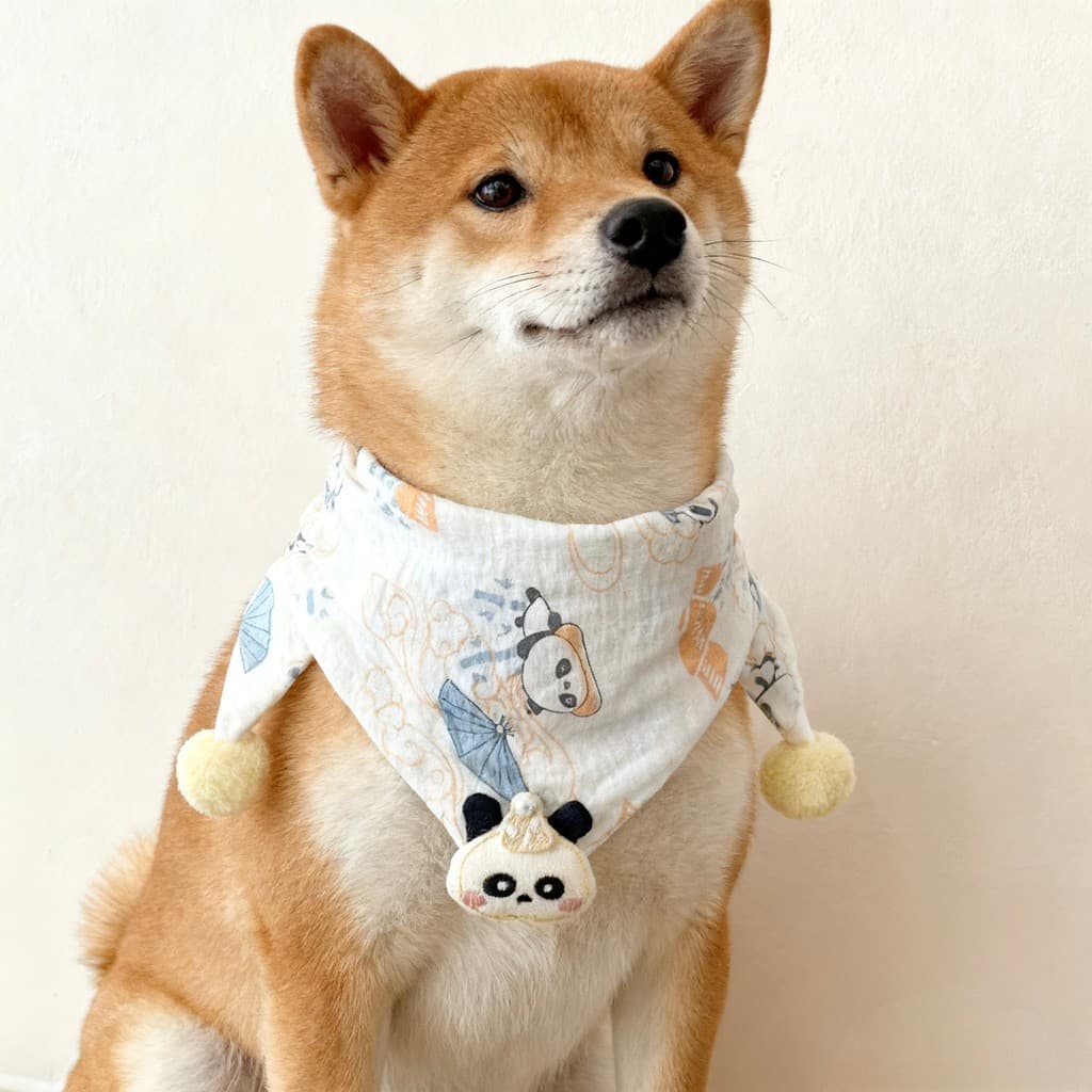 Cão gato doce bonito cachecol babador Pet babador médio grande cão Saliva toalha ajustável Shiba Inu acessórios