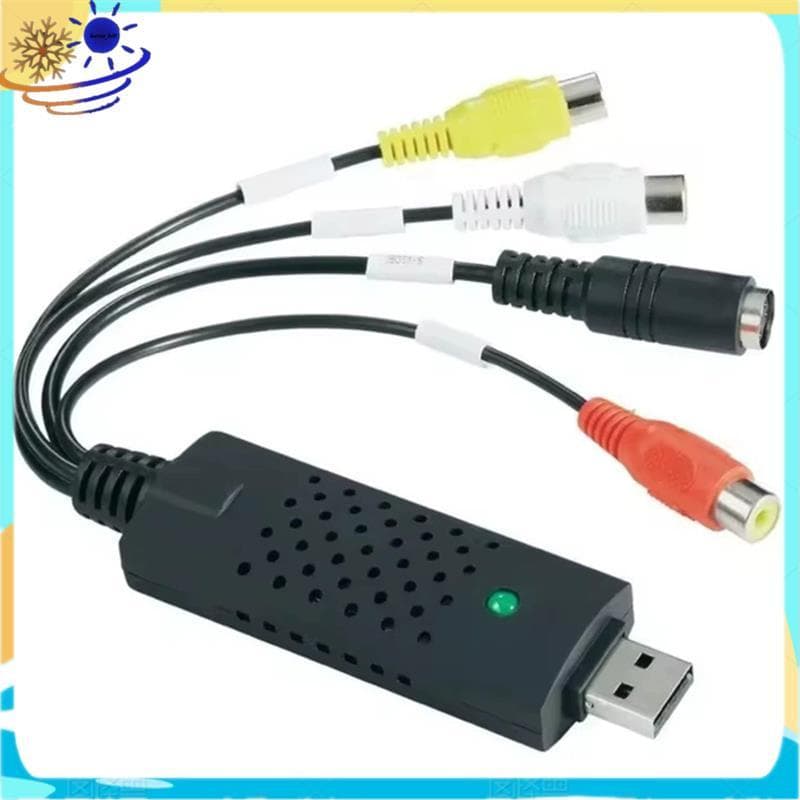 [Le's Shop] Easy Cap USB 2.0 Conversor De Áudio E Vídeo Placa De Captura TV DVD Adaptadora Dispositivo De Conversão