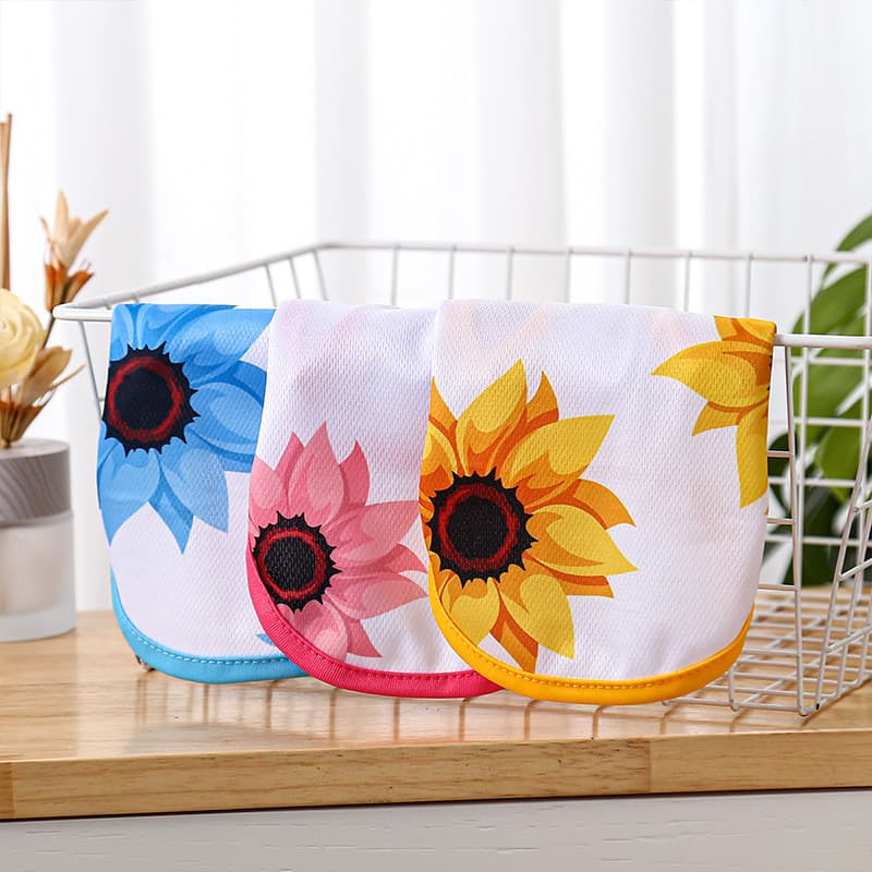 Roupas para animais de estimação cão verão roupas finas girassol roupas gato colete dos desenhos animados bonito roupas