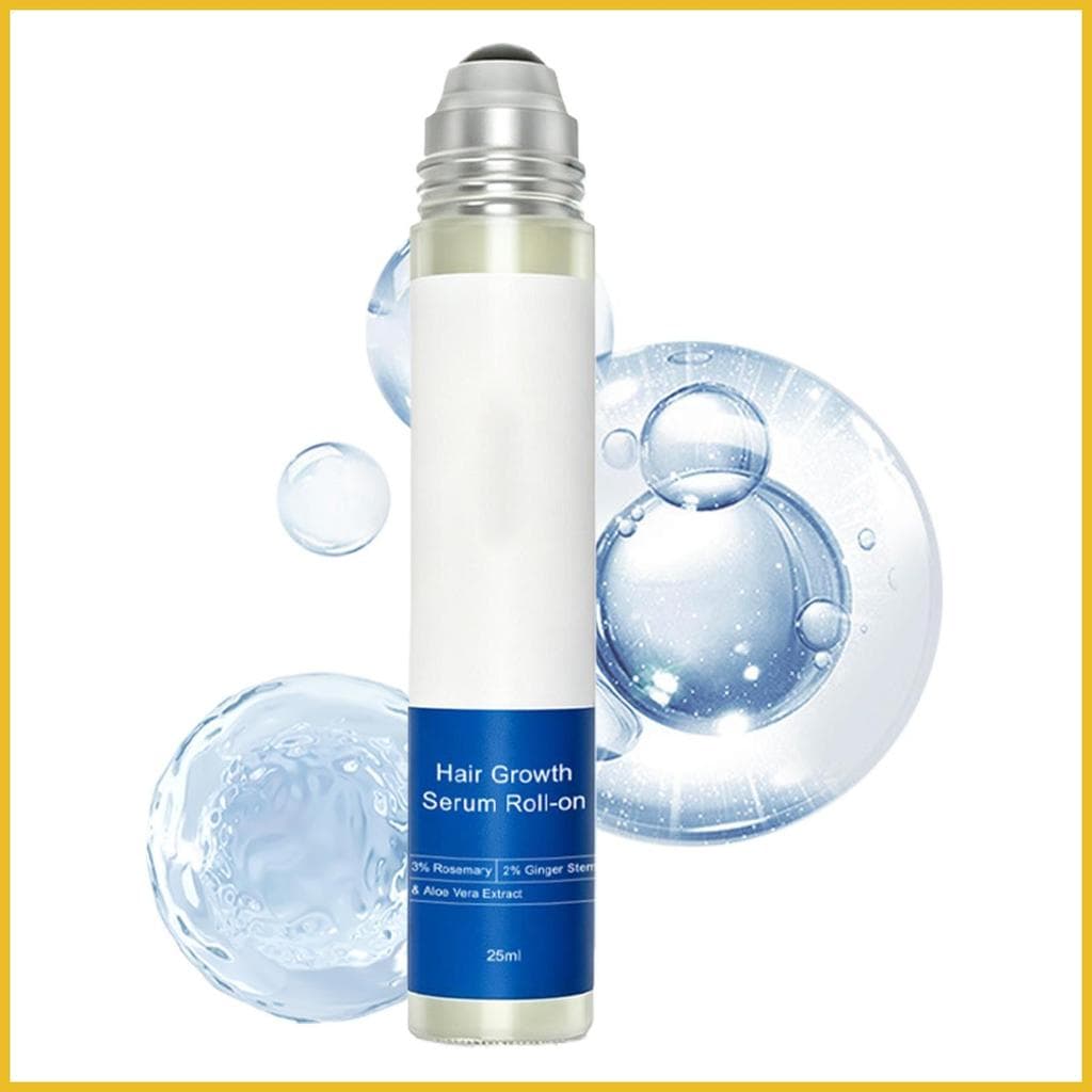 Óleo De Cabelo Para Crescimento 25ml Roll-On Massageador Cuidados Com O Couro Cabeludo Hidratante Líquido Natural Homens
