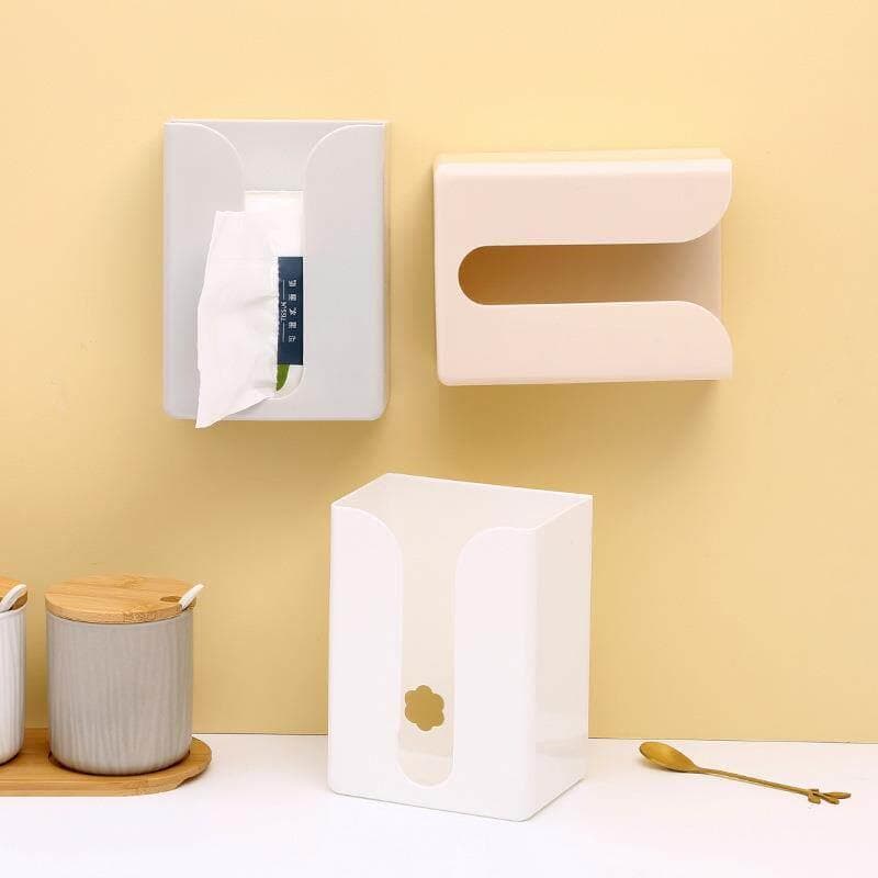 Caixa de tecido de armazenamento de placa de buraco retangular plástico estilo nórdico Universal cozinha doméstica armaz